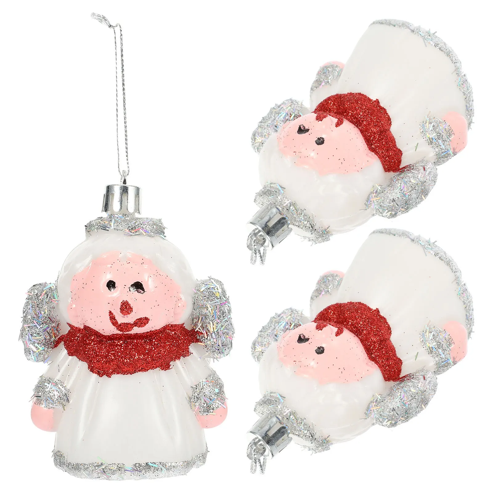 

3Pcs Xmas Angel Hanging Ornament Christmas Decoration Tree Pendant Holiday Home Hanging Charm Angel Ornaments