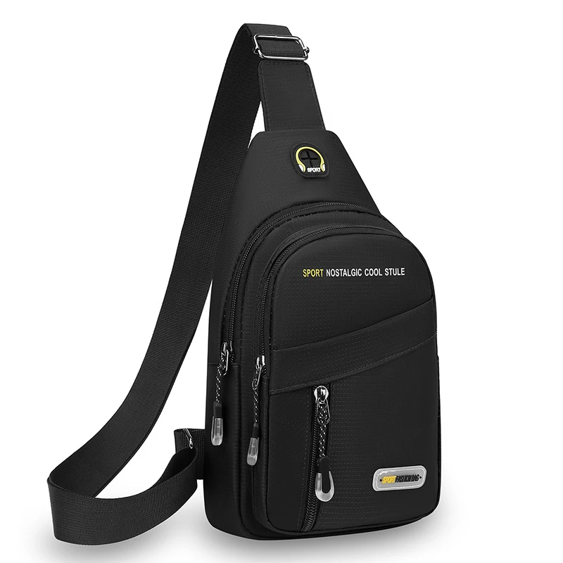 

Модная многофункциональная нагрудная сумка, прочная ткань Оксфорд, легкая сумка через плечо, подходит для занятий спортом на открытом воздухе, ежедневных путешествий