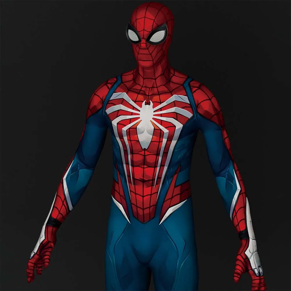 

Men Halloween Rivals Insomniac PS5 Spider Cosplay Costume Superhero Suit Zentai Bodysuit Adults Man Party Jumpsuits