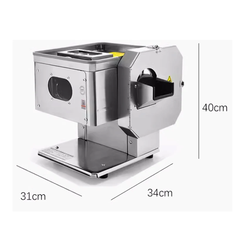 

Meat Slicer Dicing Machine Commercial Potato Carrot Onion Lemon Automatic Stainless Steel Vegetable Cutting Maker