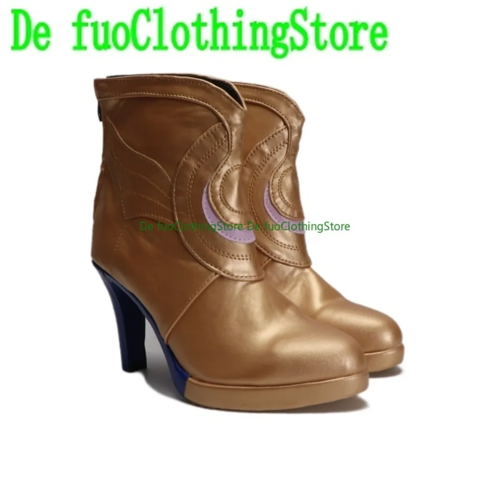 DefuoClothing هونكاي ستار السكك الحديدية سيث تأثيري أحذية شخصية تصميم أحذية هالوين كرنفال ملابس تنكرية للحفلات أحذية الإكسسوارات