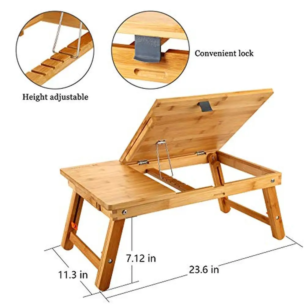 Escritorio ajustable para computadora portátil y juego de sillas de piso portátiles, escritorio de pie multiusos y asiento cómodo, soporte trasero para el hogar o la oficina y