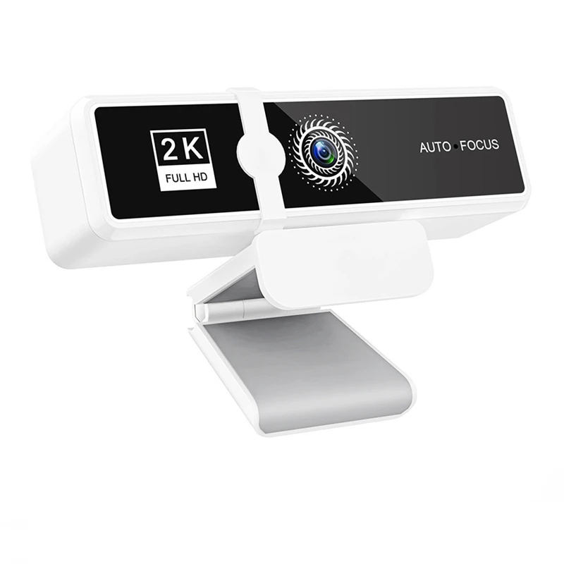 Kamera internetowa 4K z autofokusem, 60 FPS, kamera USB 2K/1080P z wbudowanym podwójnym mikrofonem i osłoną prywatności, do Zoom/Skype, PC/Mac — zdjęcie produktu 6