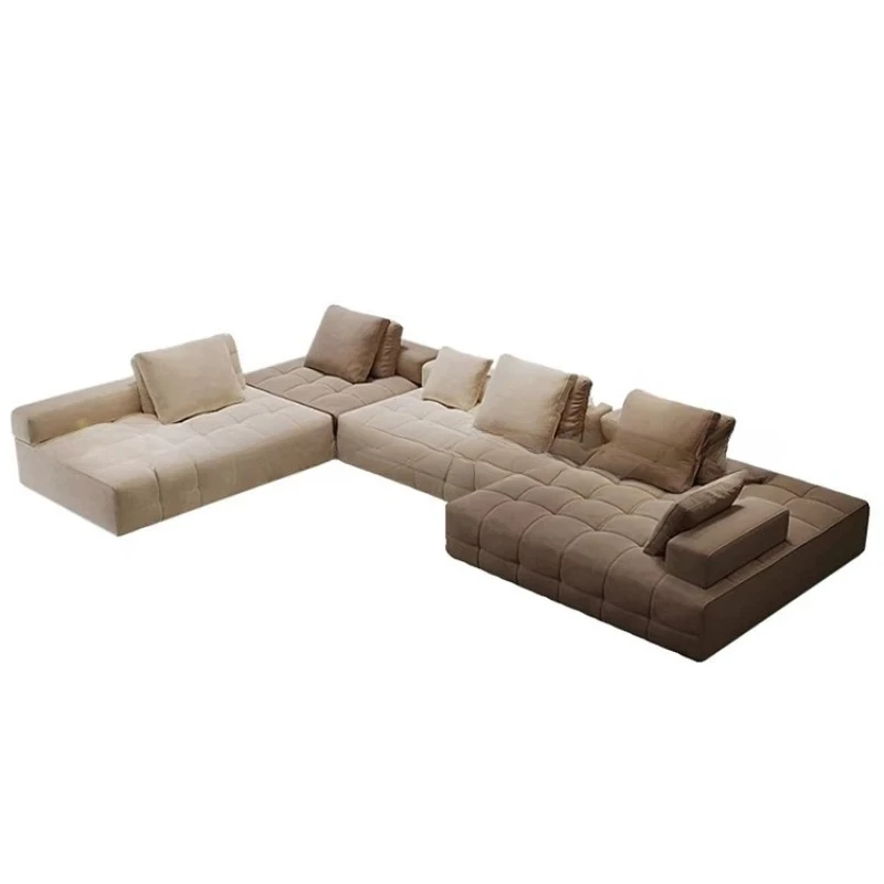 

Martha matte cloth sofa Italian minimalist large flat layer Lawrence Caesar Roman large combination custom sofa