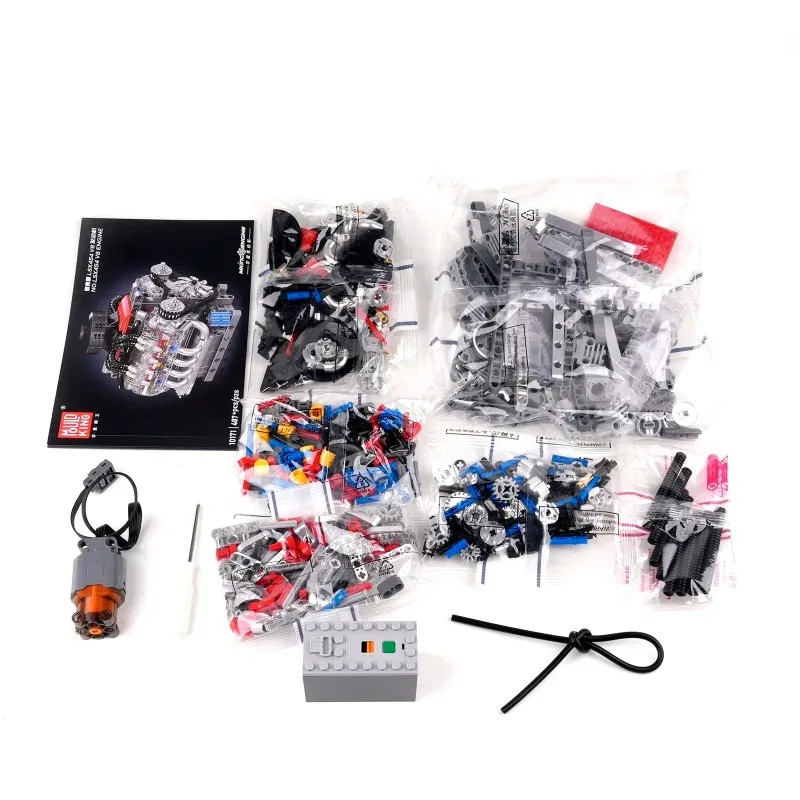 Mold King 10171 LSX454 V8 Kit di costruzione del motore Modello di simulazione motorizzato con pistoni azionati elettricamente Parti di automobili fai da te Giocattoli