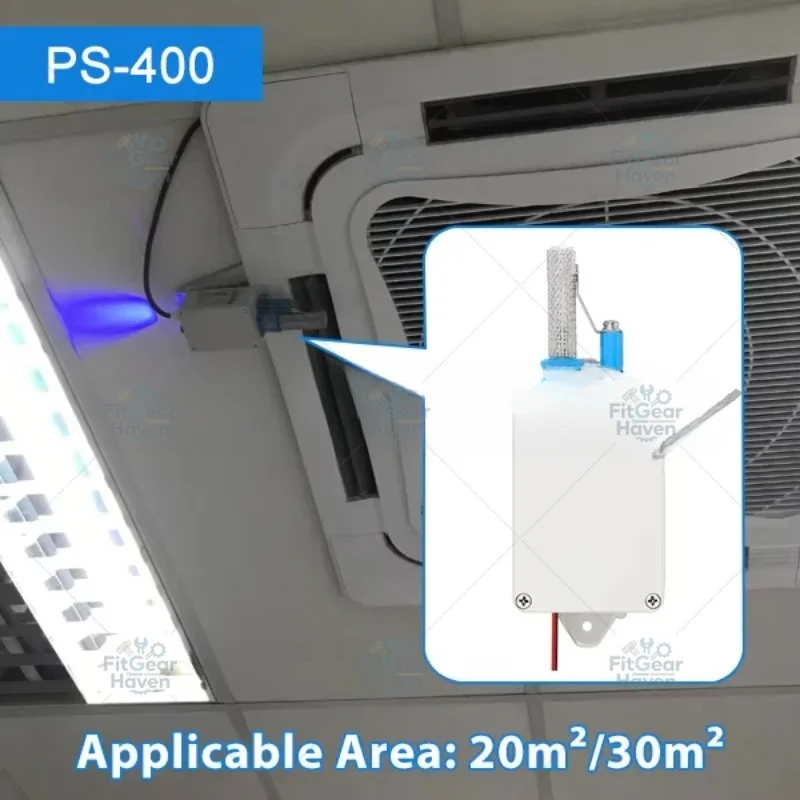 Generators such as bipolar ionizers in HVAC duct air purifiers