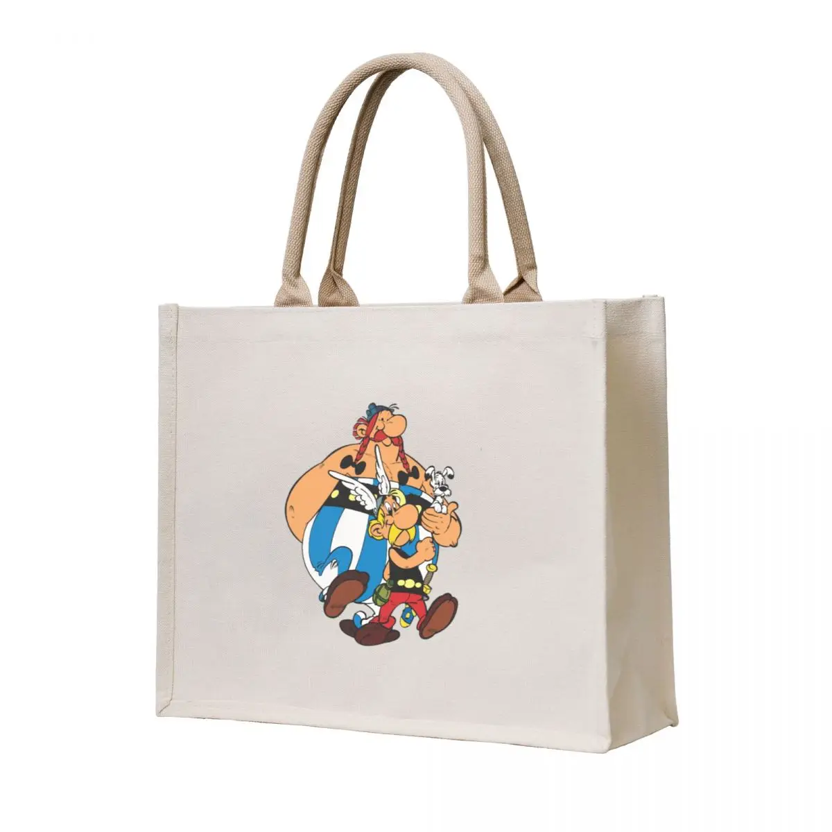 

asterix and obelix logo Tote Bag shopper bag women canvas shopping cart bags canvas tote Fabric bag