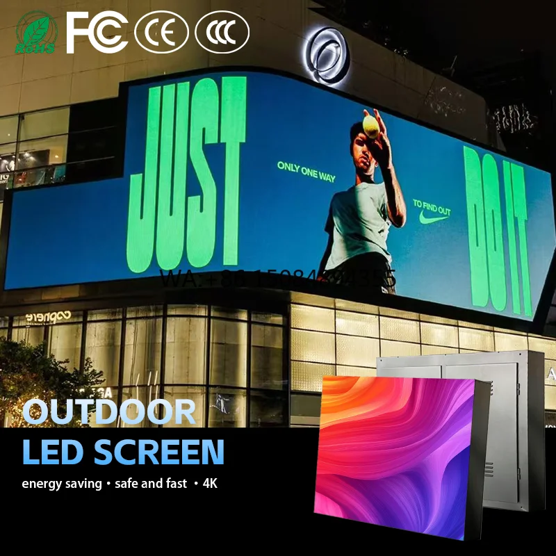

IP65 Waterproof P3 P4 P5 P8 Outdoor Full Color LED Video Wall Panels, Commercial Advertising LED Display Screen