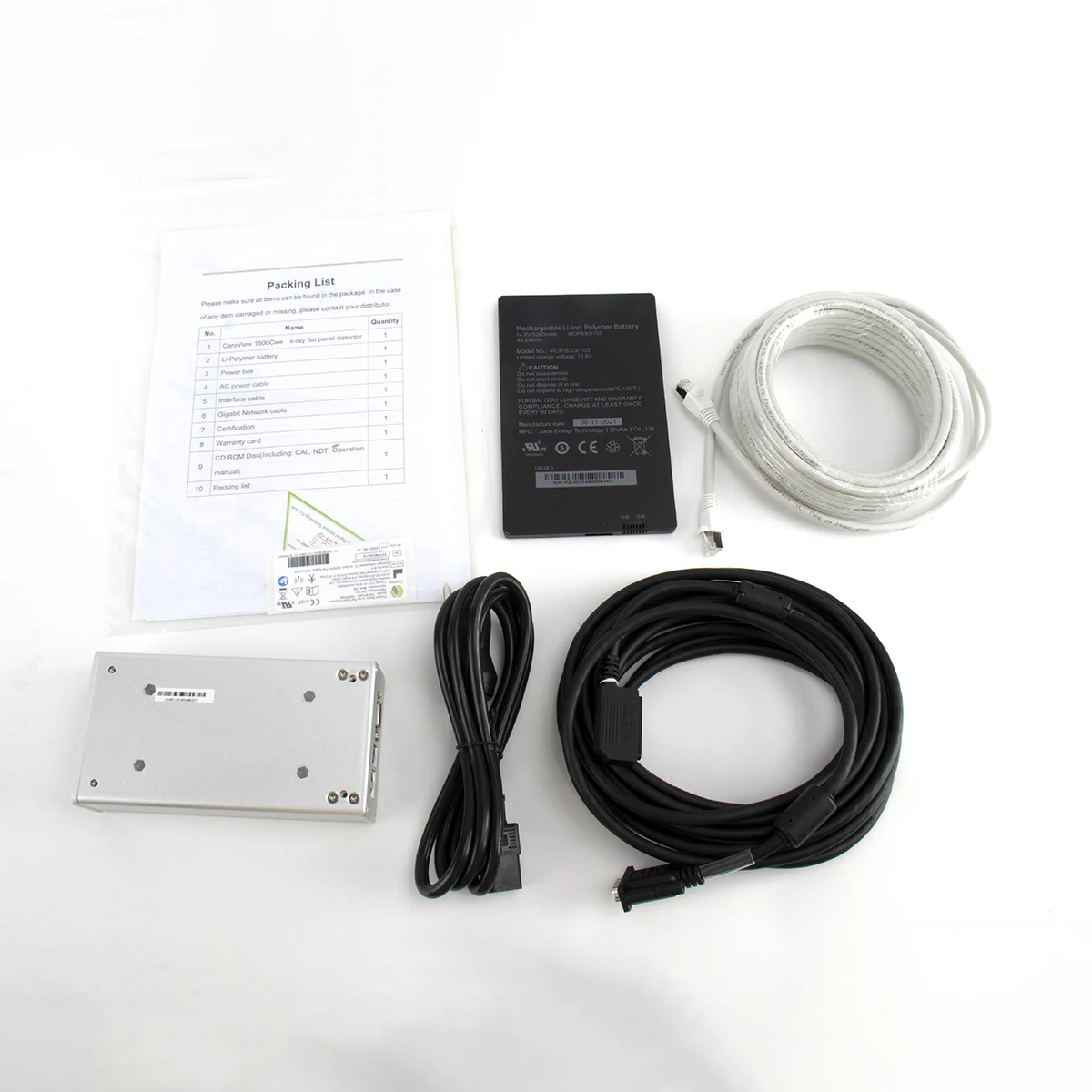 CareRay Medical Wireless CSI 17*17 Cassette High performance Flat Panel Detector