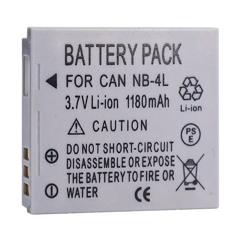 NB-4L Camera Battery Suitable for Canon IXUS 120IS 115HS 220HS 110IS 117HS 780IS 230HS IXUS 255HS