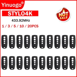 STYLO STYLO2K STYLO4K Pilot do drzwi garażowych 433 MHz Rolling Code STYLO 2K 4K Urządzenie do otwierania drzwi garażowych
