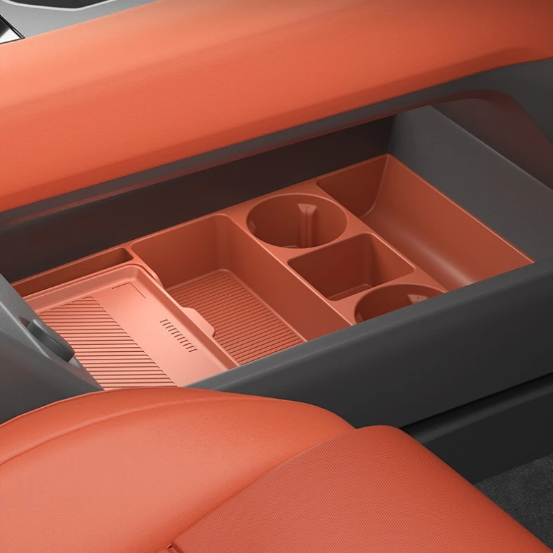 For Ford Bronco Sport 2026 Central Control Lower Layer Multi-Functional Storage Box Glasses Case Car Interior Modified Accessory