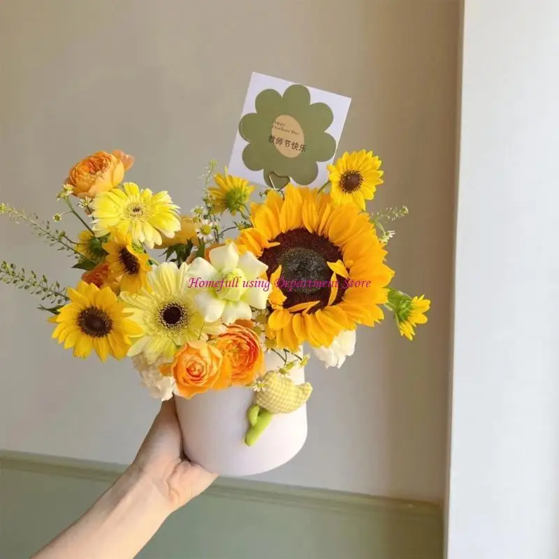 Flower Box Round Cardboard Gift Boxes Wedding Party Rose Flower Packaging Decorations Valentine Day Gifts Supplies - Detail 1