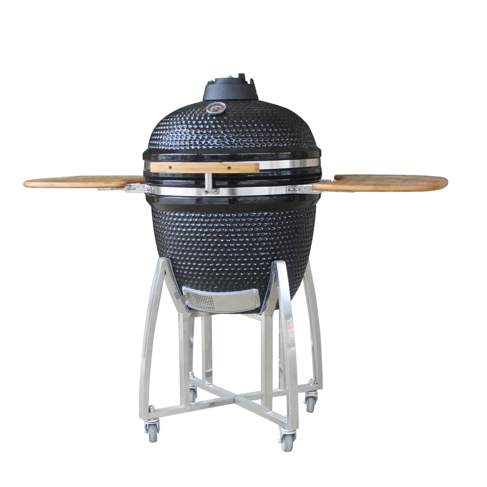 Korean Automatic Chicken Rotary BBQ Grill Machine Garden Used Barrel Charcoal BBQ Grill