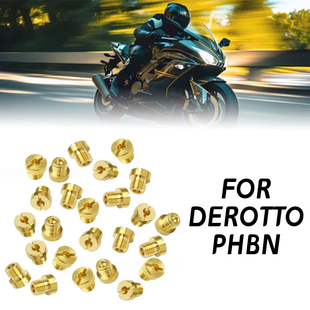 25PCS M6 Main Jet Kit 55#-115# for Dellorto PHBN PHVA Carburetors Complete Main Jet Set for Carb Tuning & Upgrade
