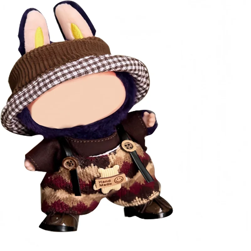 

Doll Clothing, Labubu Clothing for Doll, Cute Mini Plush Dolls Clothing Outfit Only Clothing Accessories for 17 cm Labubu Dolls