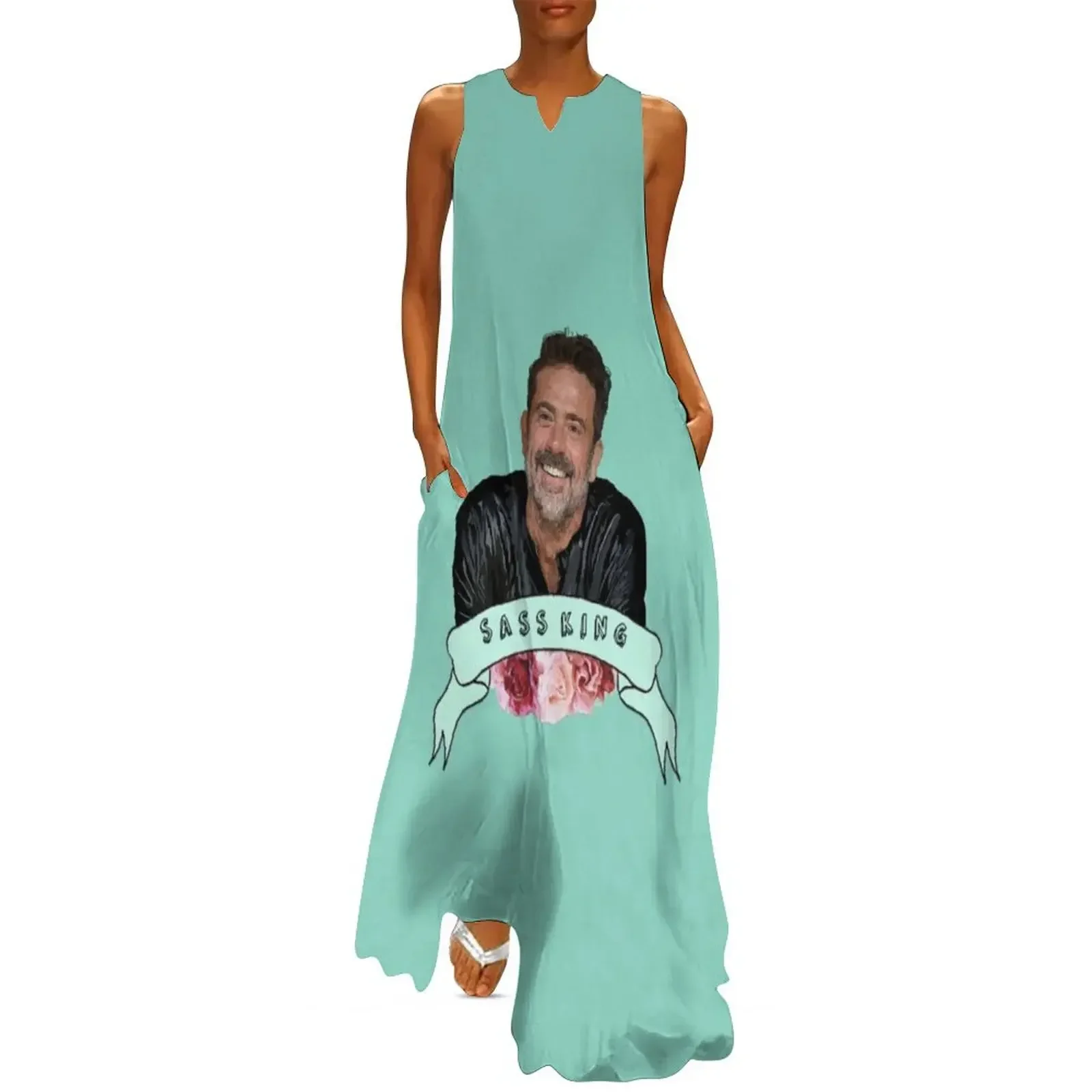 

Jeffrey Dean Morgan -- Sass King Long Dress long dress women summer women clothes evening dresses women loose summer dress
