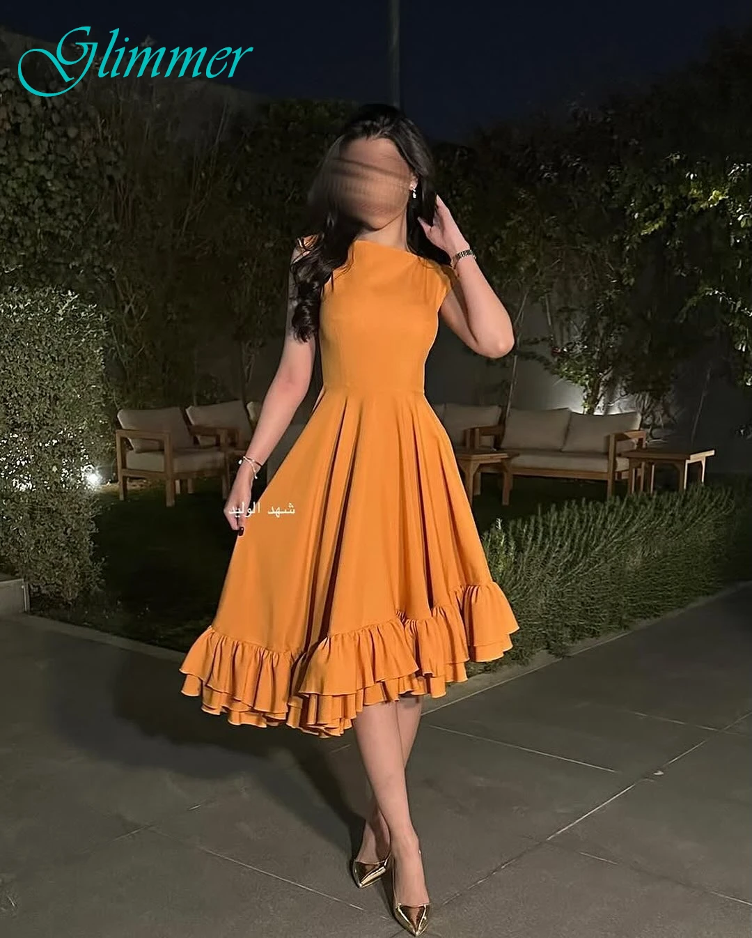 Sukienki wieczorowe w kształcie litery A z okrągłym dekoltem, eleganckie, formalne, nowoczesne, w stylu gwiazd, z temperamentem, szyte na miarę na specjalne okazje.