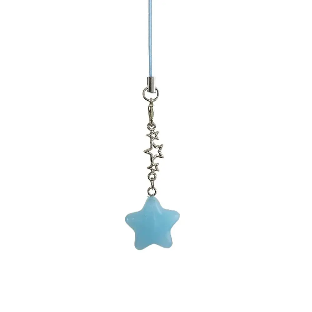 

Trendy Pendant Star Star Phone Strap Keychain Universal Phone Hanging Rope Pendant Stylish Mobile Phone Chain Girl Jewelry
