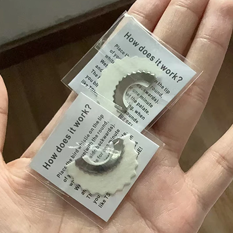 3PCS Magic Fun Birds Caller Tongue Inside Mouth Hiden Bird Whistle Toys Noisemaker Gag Gift Tricks For Teens Boys Girls Adults