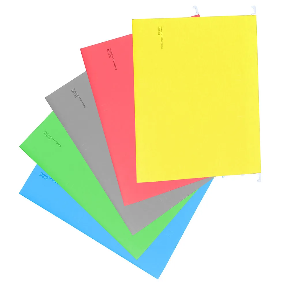 

5Pcs Hanging File Folder Heavy Duty Metal and Paper Construction Portable Document Organizer for Office School Use File Folders