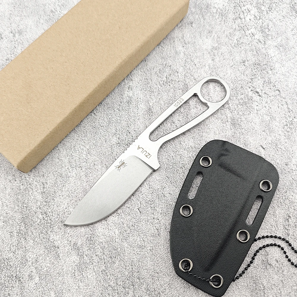 IZULA Backpack Multifunctional 8Cr13Mov Fixed Blade Knife with Kydex Sheath Outdoor Trekking Camping Climb Escape Pocket Knife