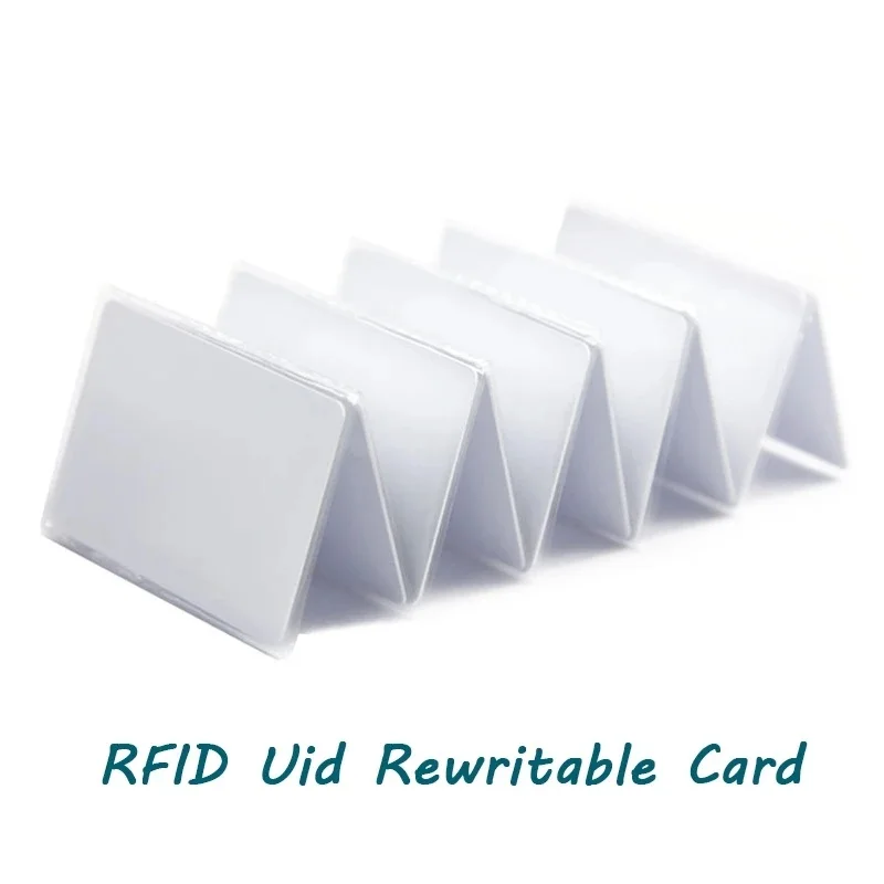 5Pcs UID 13.56MHz IC NFC Magic Clone Changeable Smart Keyfobs Key Tags Card 1K S50 RFID Access Control Block 0 Sector Writable