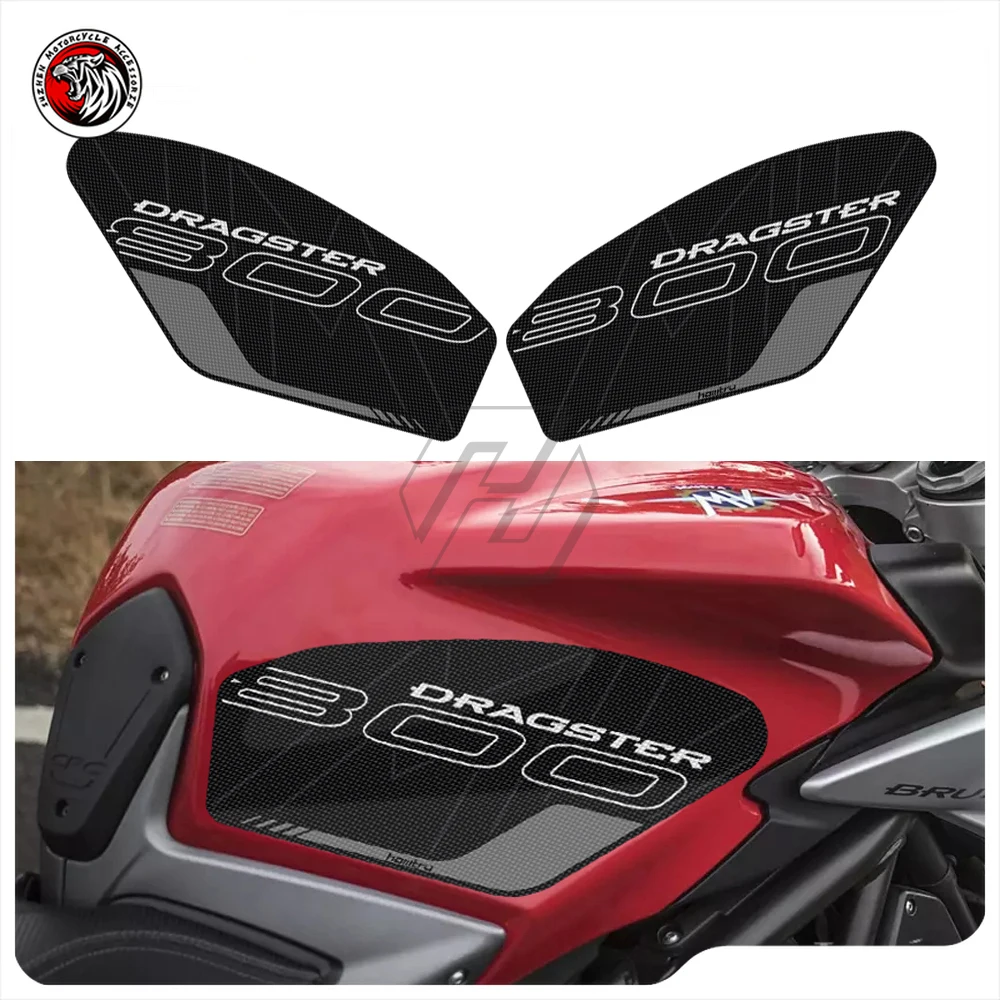 Motorcycle Side Tank Pad Protection Knee Grip Anti-slip for MV Agusta DRAGSTER 800 RC RR AMERICA PIRELLI 2019-2020