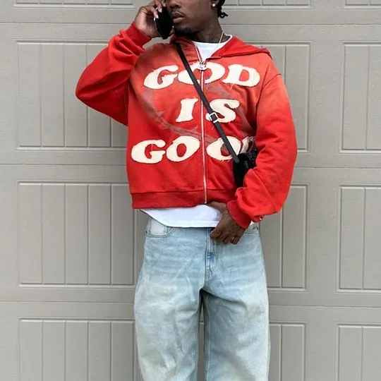 New Autumn and Winter Pattern Patch Men Hoodie Y2k Fashion Street Harajuku Loose Hip-Hop Men and Women Sweatshirt