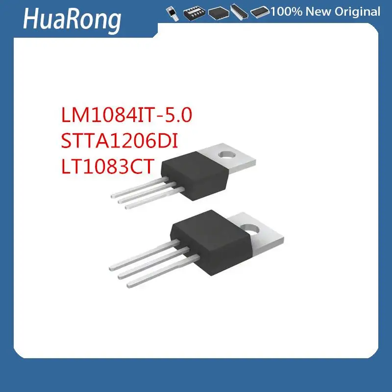 20PCS/LOT    LM1084IT-5.0   LM1084-5.0  LM1084T-5.0  5V 5A   STTA1206DI  STTA1206D      1206DI   LT1083CT   LT1083   TO-220