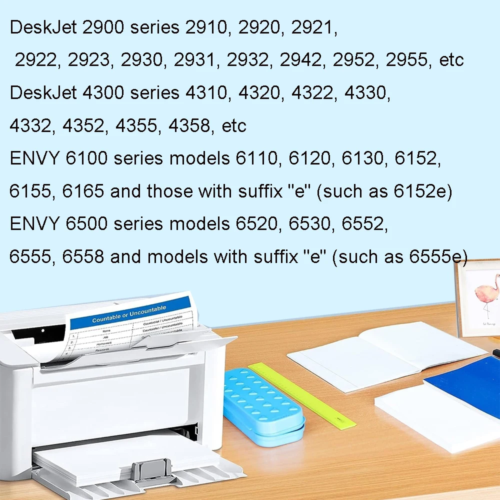 68XL Ink Cartridge Compatible for HP DeskJet 2900 Series 2910 2920 2921 2922 2923 2930 2931 2932 2942 2952 2955