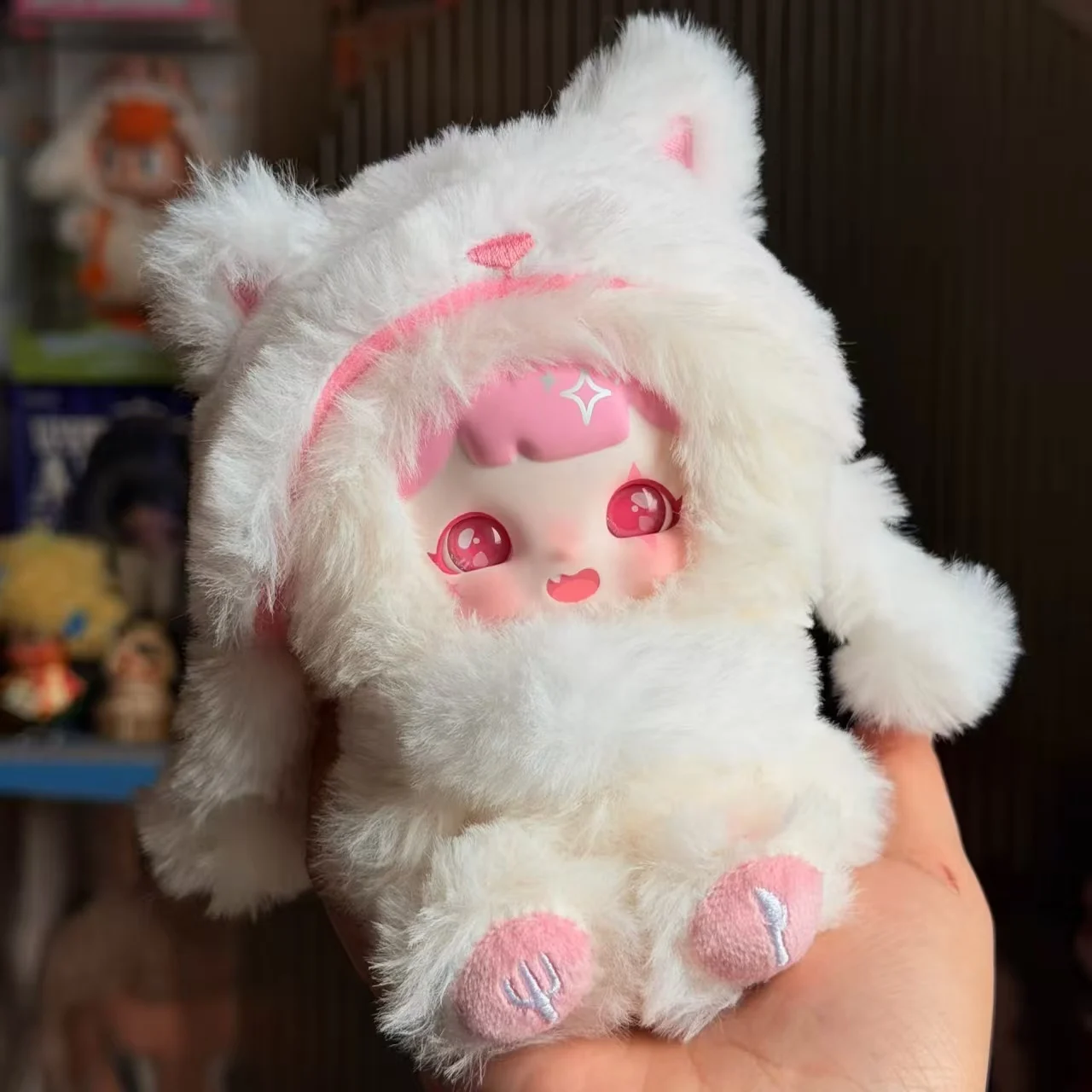 

Для коллекционеров игрушек: Оригинальная серия Yoyoo Secret Tea Party, плюшевая фигурка в закрытой упаковке, милый кролик-кукла, брелок-подвеска, коллекционный предмет.