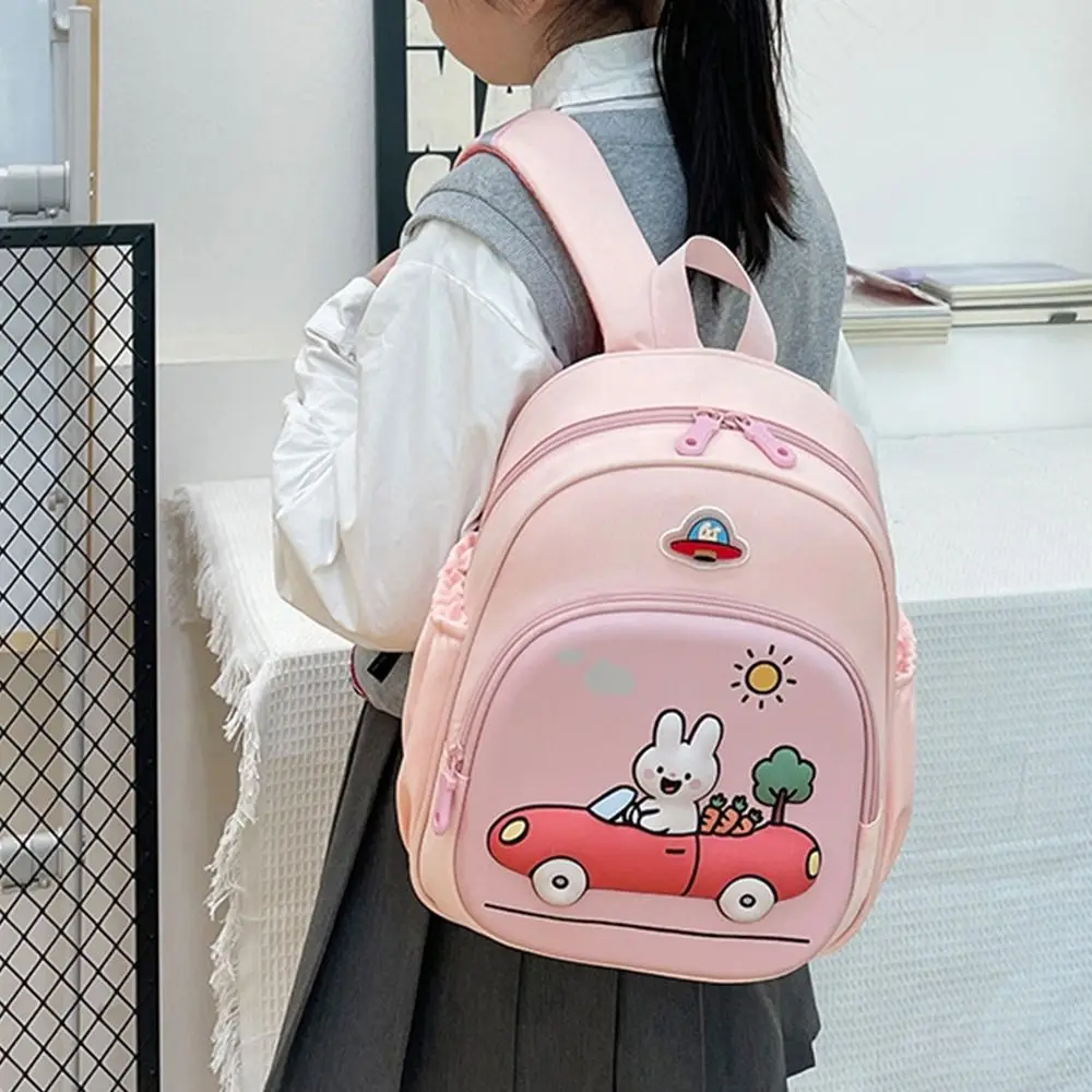 New Excavator/Rabbit Schoolgirl Backpack Lightweight Double Shoulder Kids Backpack Large Capacity Backpack Kid