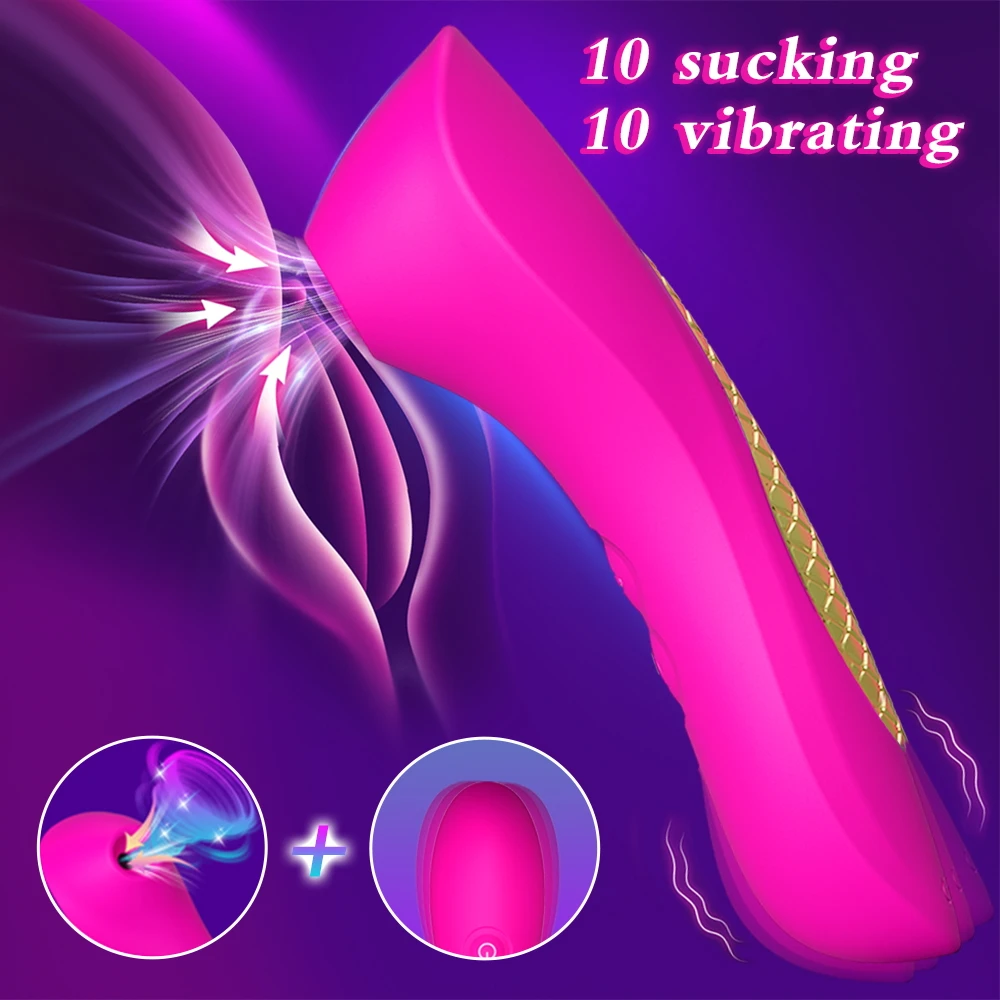 Powerful Clit Sucker Vagina Sucking Vibrator for Women Clitoris Vacuum Stimulator ​Nipple Vibrator Female Sex Toy for Adults 18