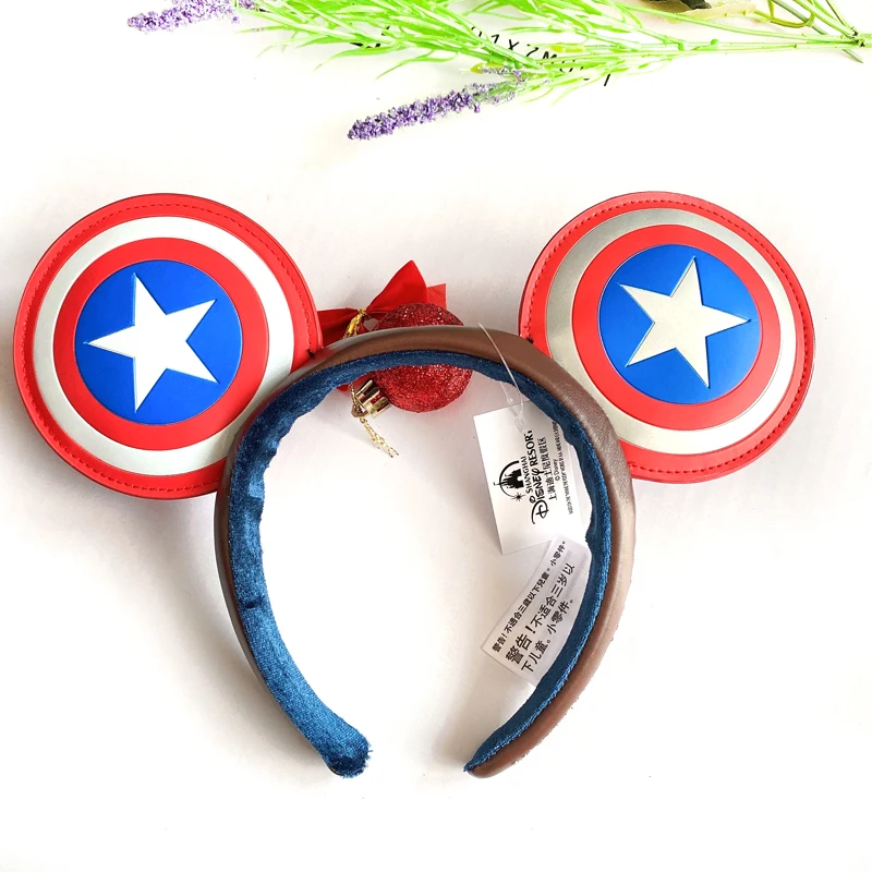 Disney Minnie Ears Headband Cute Hair Bow Girl Toy Headdress Birthday Party Decoration Christmas Gifts