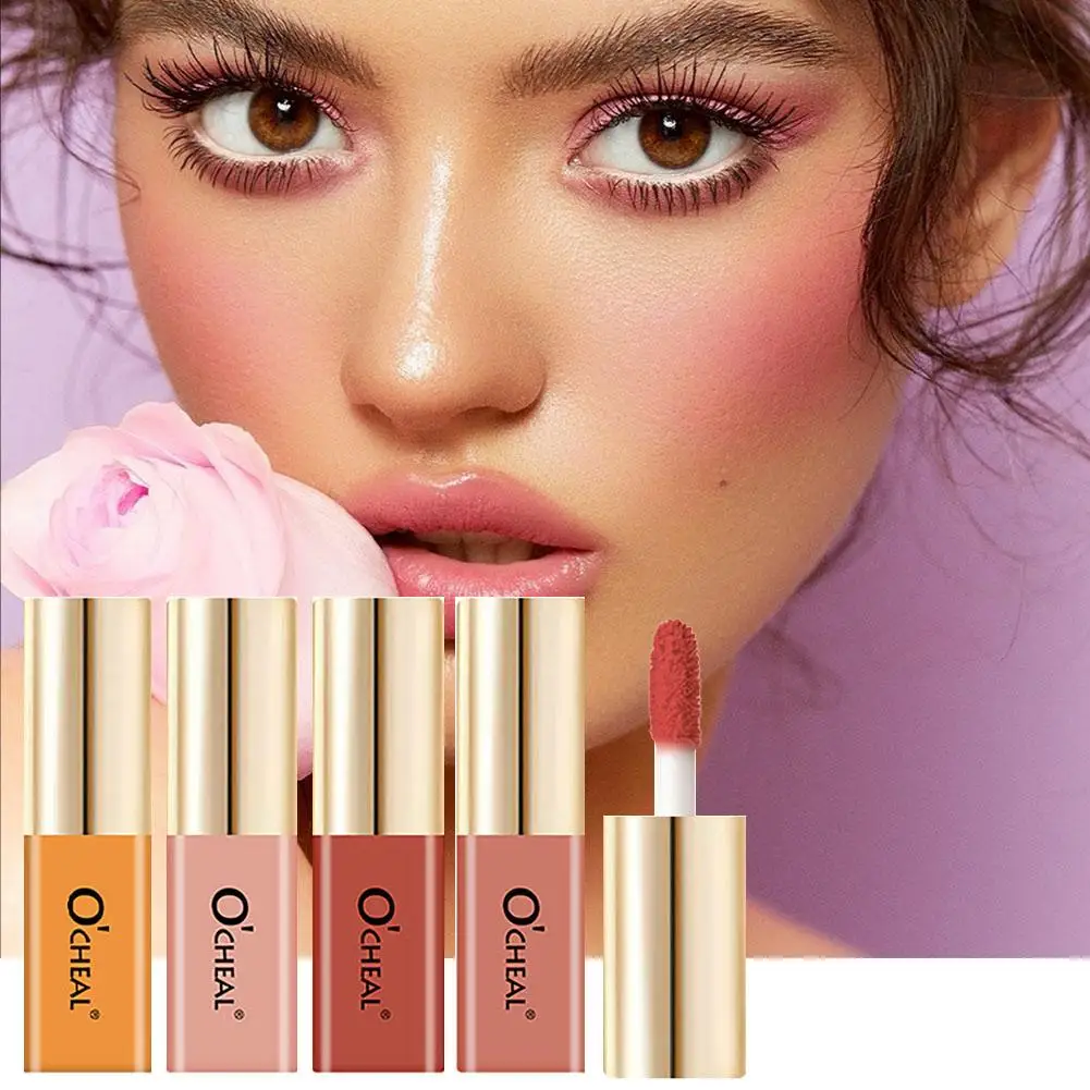 

Liquid Cheek Blush Facial Nourishing Blusher Gel Cream Multi-purpose For Eyes Lips Makeup Blush Stick Cosmetics O2U9