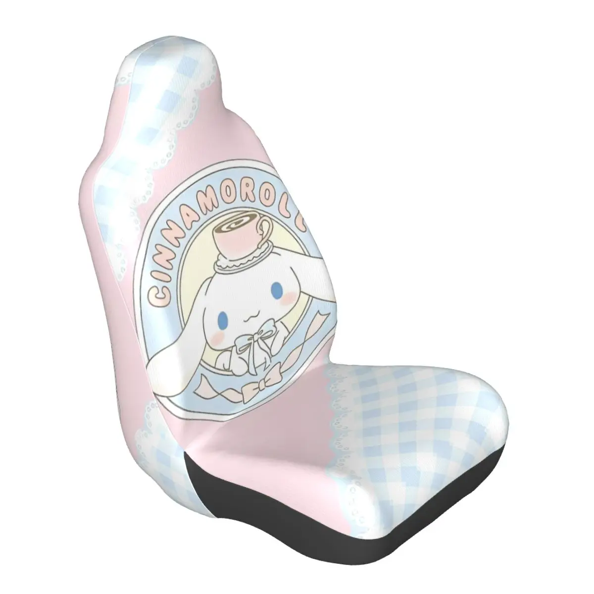 

Чехлы на автомобильные сиденья Cinnamoroll Kawaii с героями мультфильмов, передние сиденья, защита салона одного автомобиля, универсальные, подходят для грузовиков, седанов