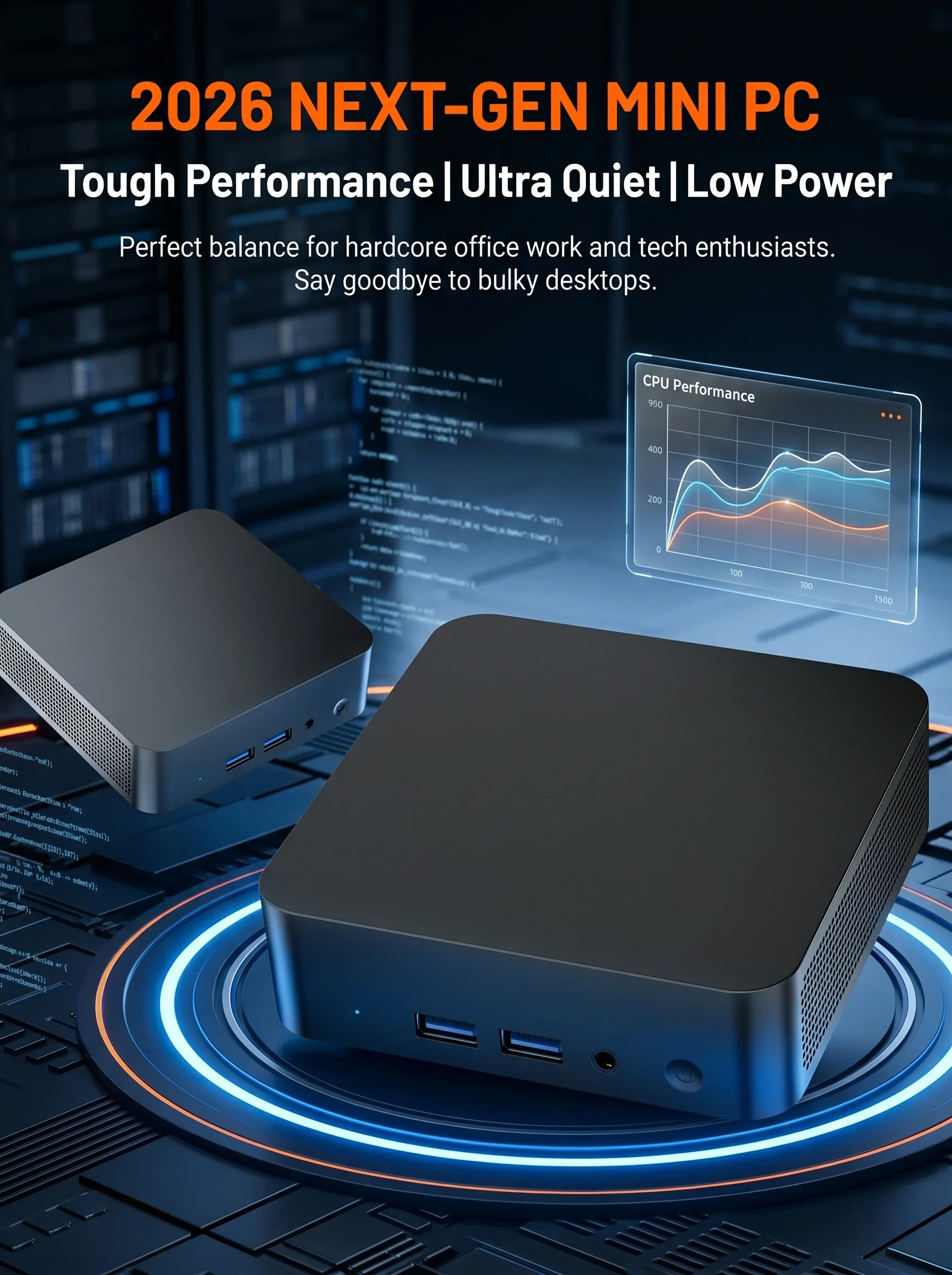 2026 New Intel Core I7 8650U Mini PC Windows 11 Pro 32GB+2TB Ultra Compact Silent Desktop Computer Dual HDMI Business Office