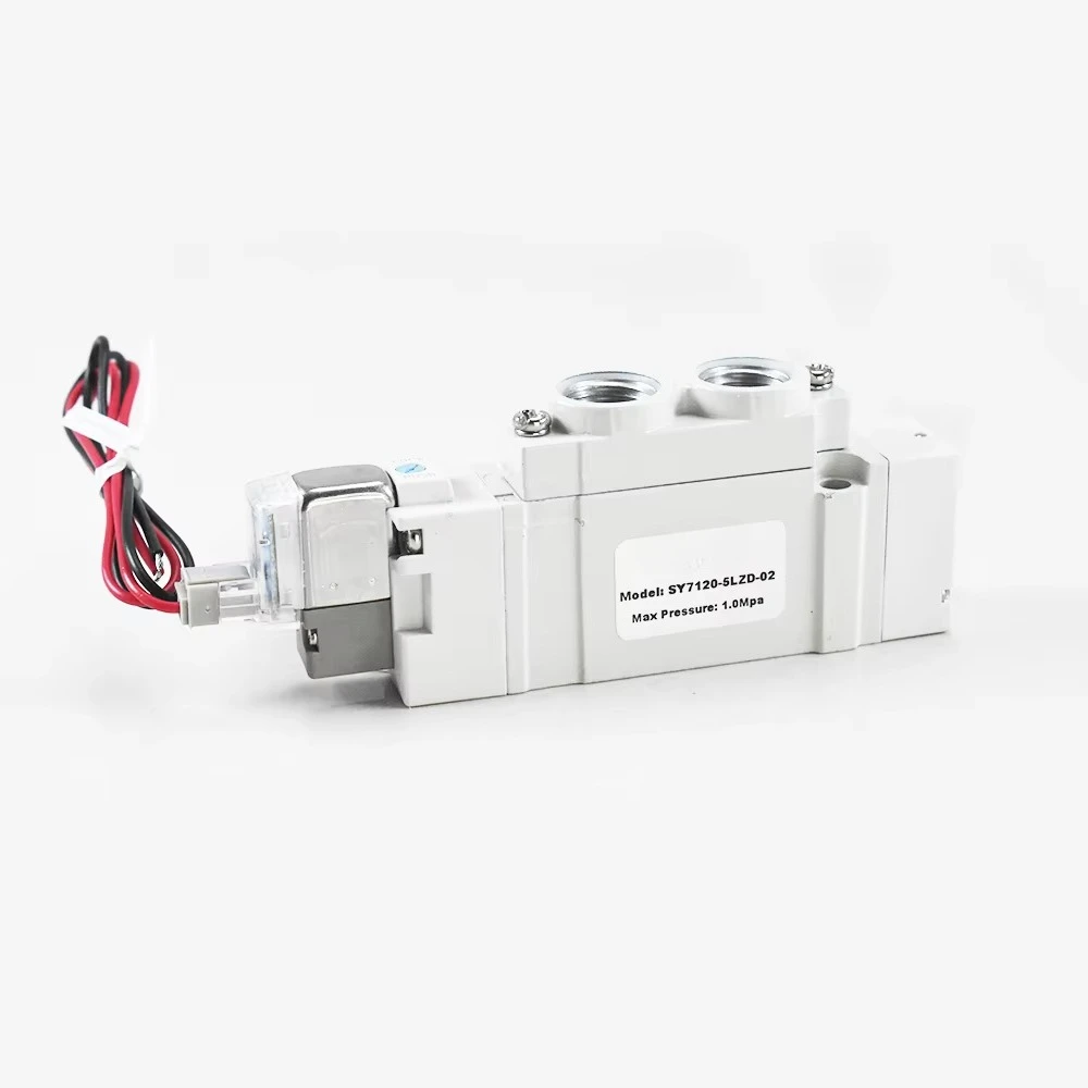 SY3120-5LZD-M5 SY5120-5LZD-01 SY7120-5LZD-02 SY 5 2 Way 24VDC M5 1/8 1/4 Pneumatic Mini Solenoid Air Control Valve Close