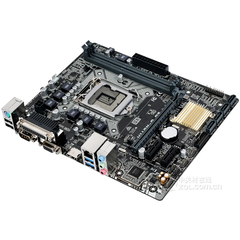 For Intel H110 H110M-E motherboard Used original LGA 1151 LGA1151 DDR4 32GB USB2.0 USB3.0 SATA3 Desktop Mainboard