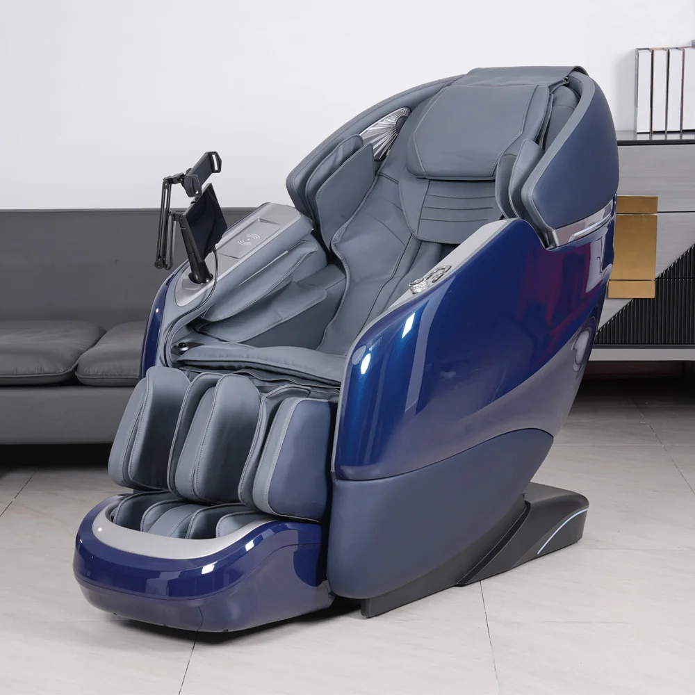 

Массажное кресло GUOHENG Luxury 6D с беспроводным пультом управления, функцией невесомости, SL-треком и массажем всего тела, включая массаж ног