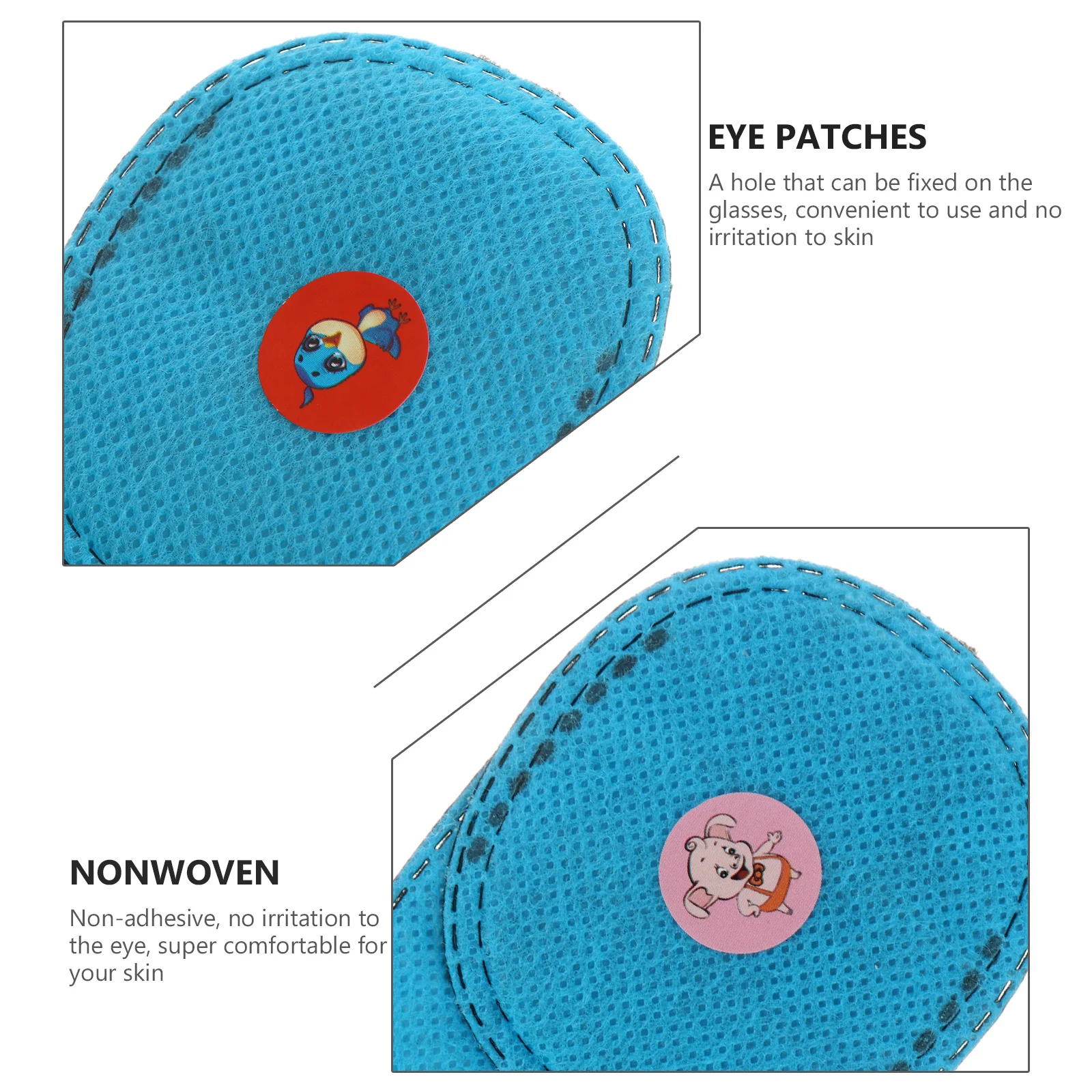 

12Pcs Amblyopia Eye Patches Glasses Fixing Lazy Eye Treatment Medical Rehabilitation Training Supplies Comfortable Breathable