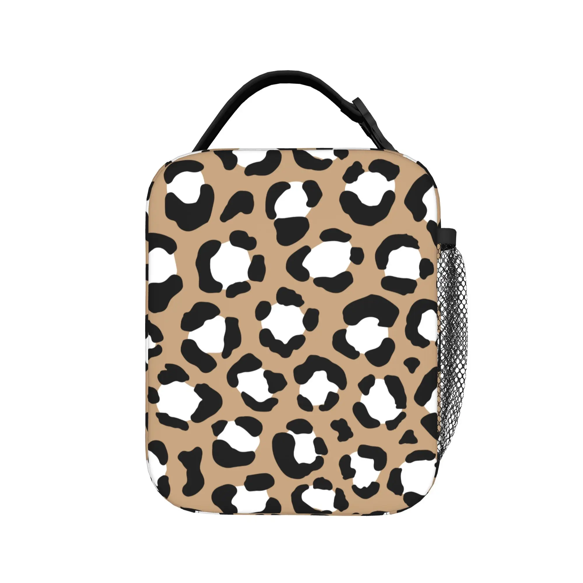 Animal Print Leopard Thermal Insulated Lunch Bags for School  Portable Food Bag Container Thermal Cooler Lunch Boxes