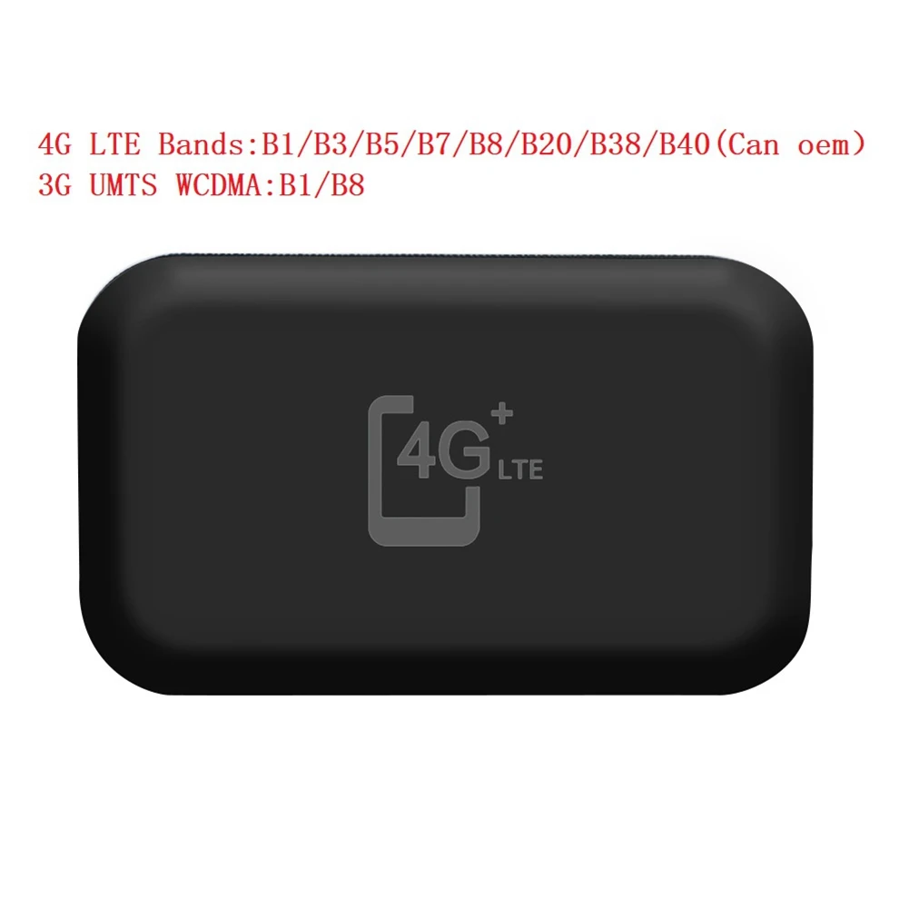 4G LTE MIFis 150Mbps Mobile WiFi Router E5576-320 Portable 1500MAh Battery Mini WiFi Router Supporting 10 User-Black