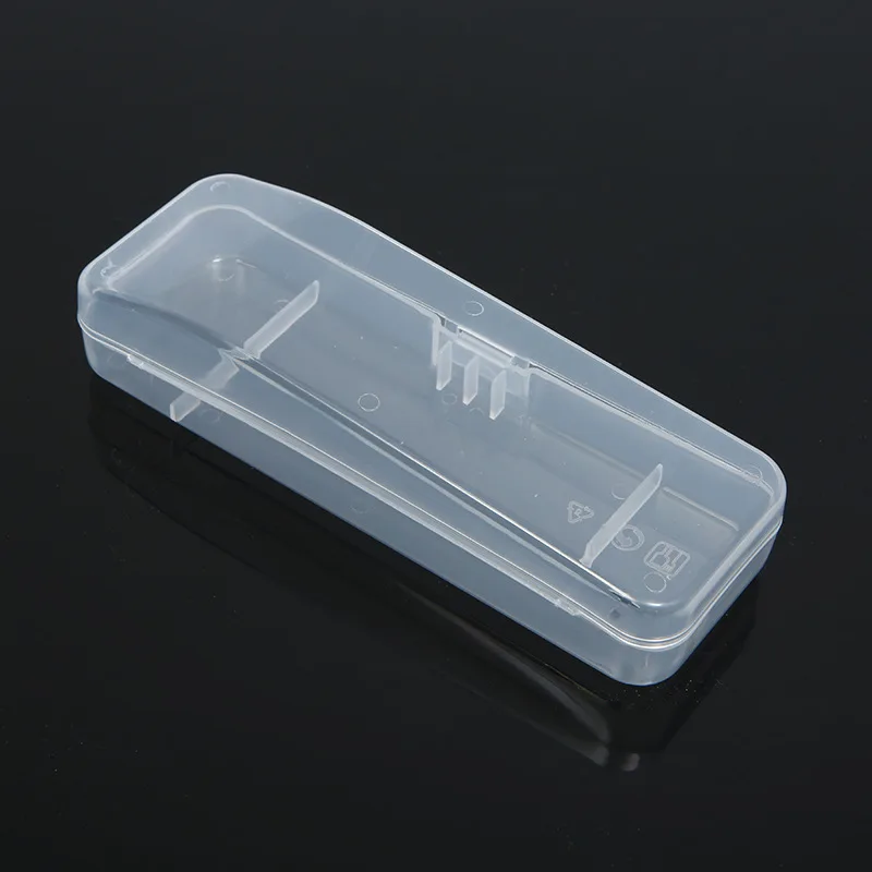 Plastic Shaver Storage Box Full Transparent Case Razor Boxes Bathroom Supplies Eco-Friendly PP Shaving Box