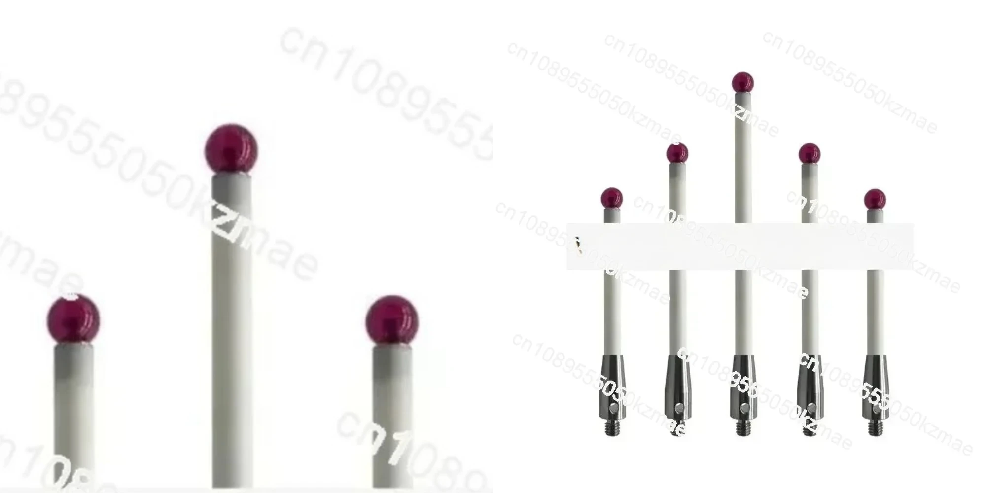 M4 Three-Coordinate Probe Stylus - Ceramic Rod with 6.0mm Ruby Head - A-5000-3709 for CMM Measurement