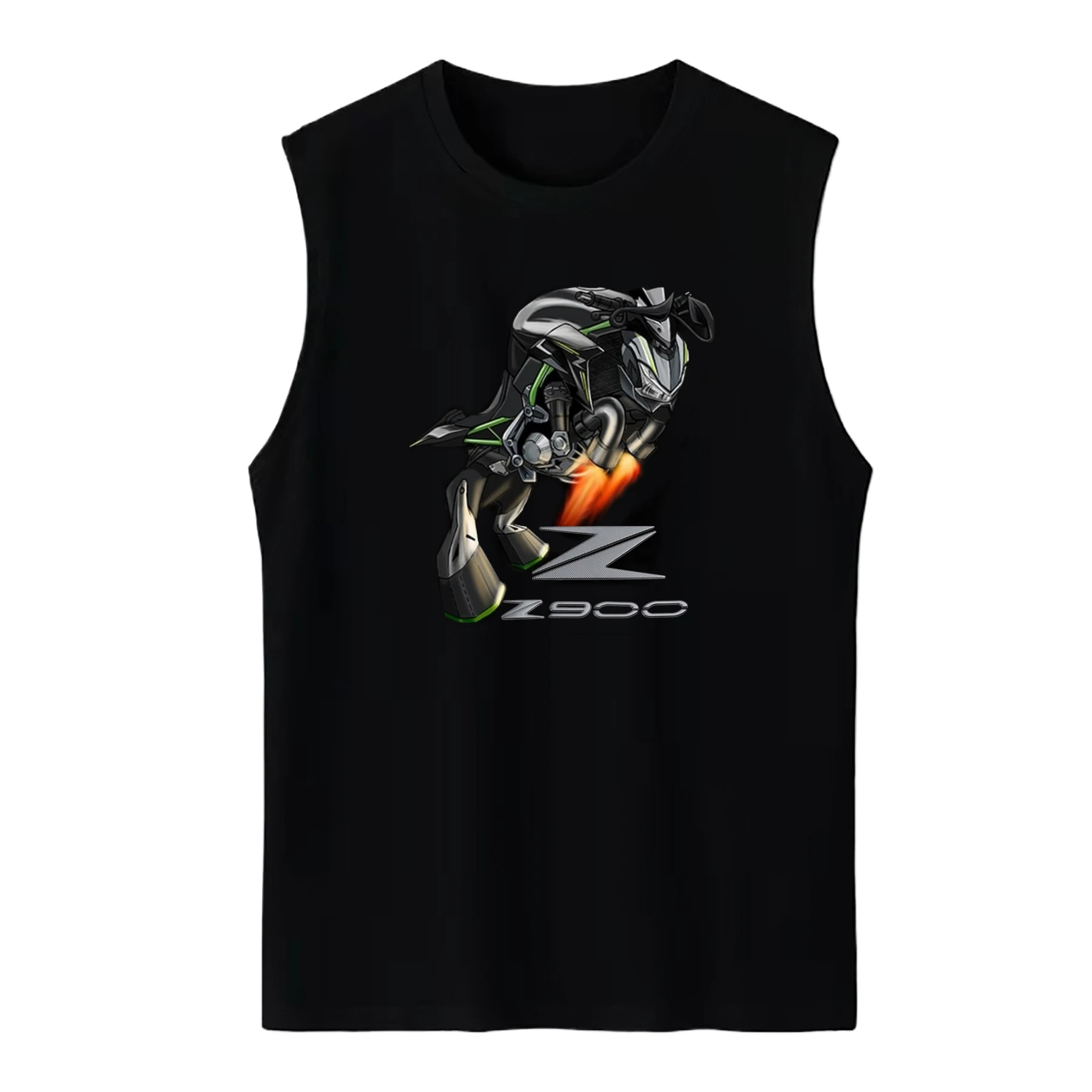 Novel Japanese Z900 Bull Motorcycle Inspiration Tank Top New 100% Cotton O-Neck Casual Mens Vests Sleeveless T-shirt Streetwear
