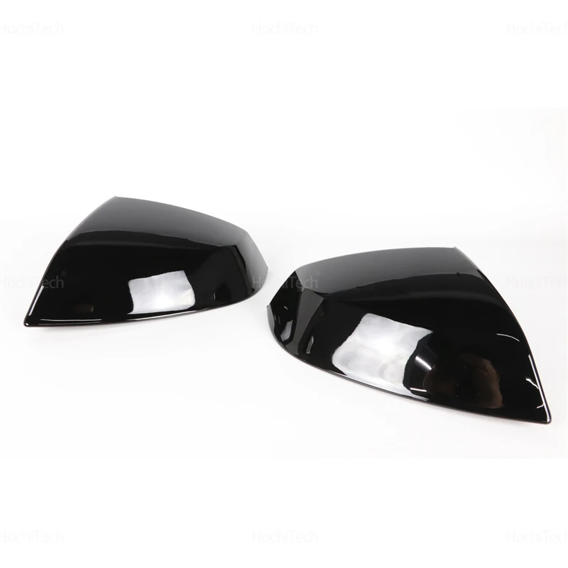 Carbon Fiber Look Black Rearview Side Mirror cover Caps for Audi Q5 SQ5 FY 2018-2024, Q7 SQ7 4M 2016-2024