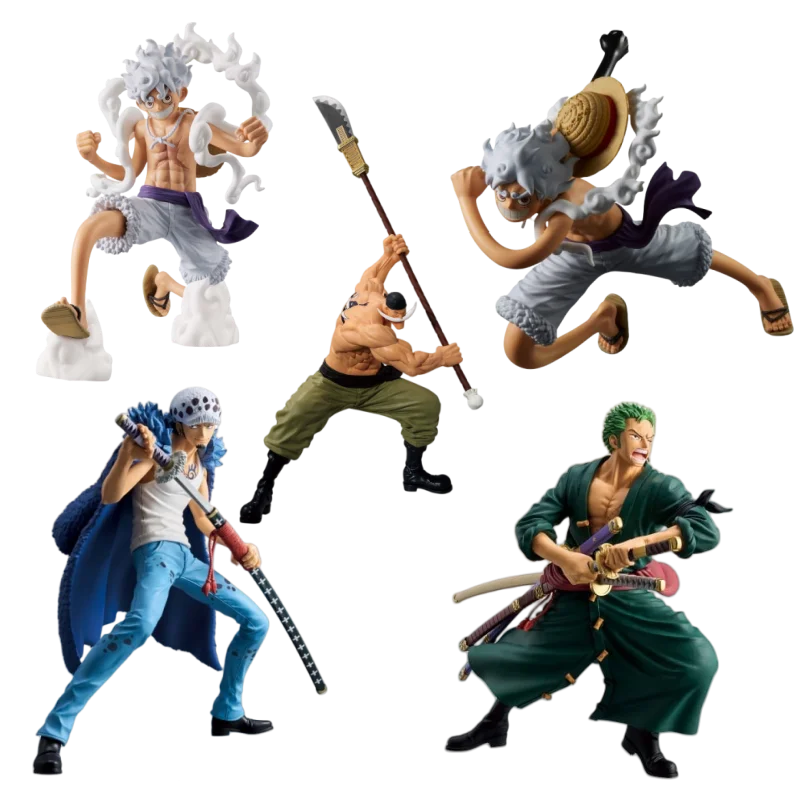 ของแท้จาก Bandai วันพีซ แกรนดิสต้า ลูฟี่ เกียร์ 5 เอซ แชงค์ส เอ็ดเวิร์ด นิวเกต ฟิกเกอร์อนิเมะ แอคชั่นฟิกเกอร์ ของเล่นสะสม ของขวัญสำหรับเด็ก