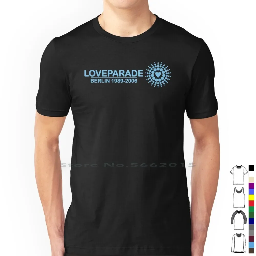 Love parade, berlin t shirt baumwolle love parade berlin liebes parade deutschland techno musik festival demonstration kurz lang